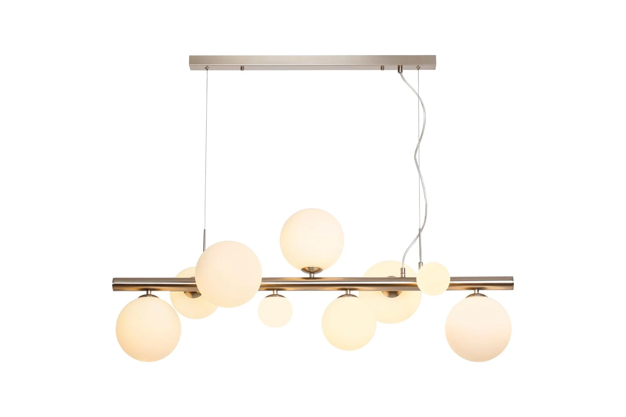 Seville 9 Lt Linear Pendant, Gold/Black/Nickel - Various Shade Finishes - Image 8