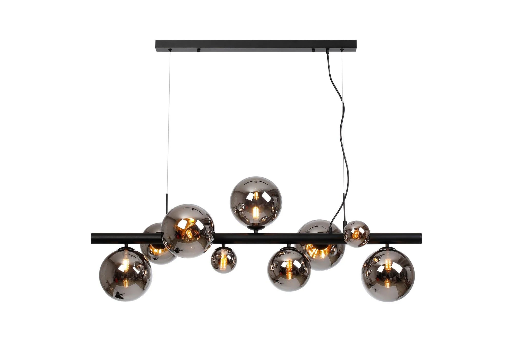 Seville 9 Lt Linear Pendant, Gold/Black/Nickel - Various Shade Finishes - Image 9