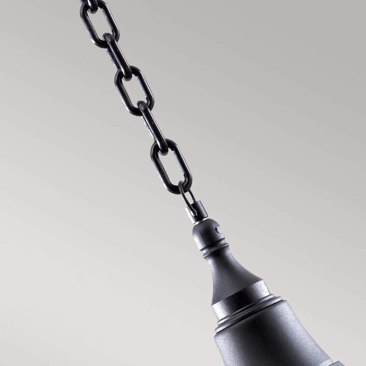 Shannon 1 Light Chain Lantern - Black IP44 E27 - Image 2