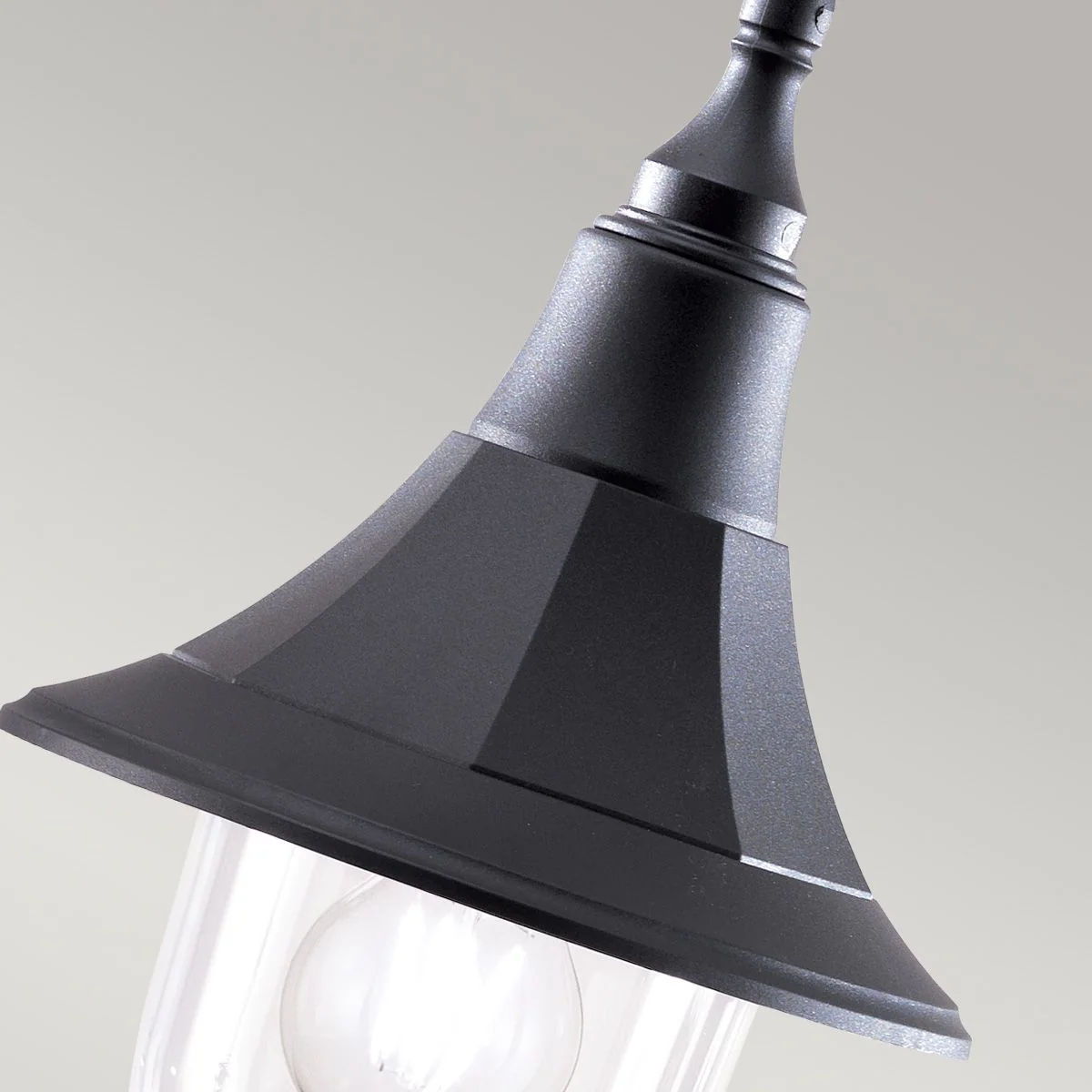 Shannon 1 Light Chain Lantern - Black IP44 E27 - Image 3