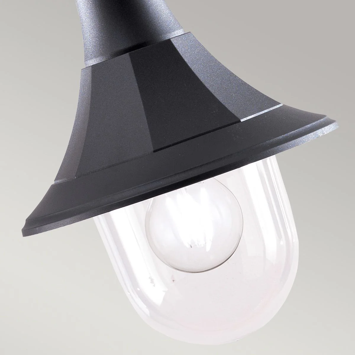 Shannon 1 Light Chain Lantern - Black IP44 E27 - Image 4