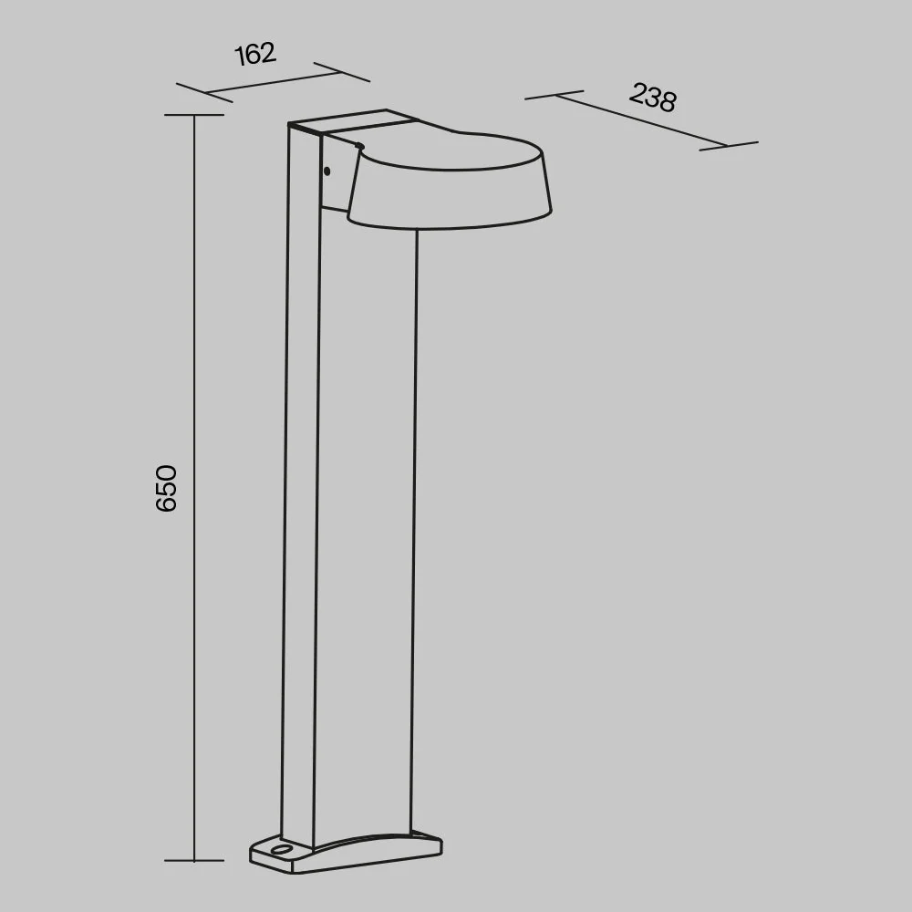 Share LED Bollard Light 3000K IP54 - Image 2