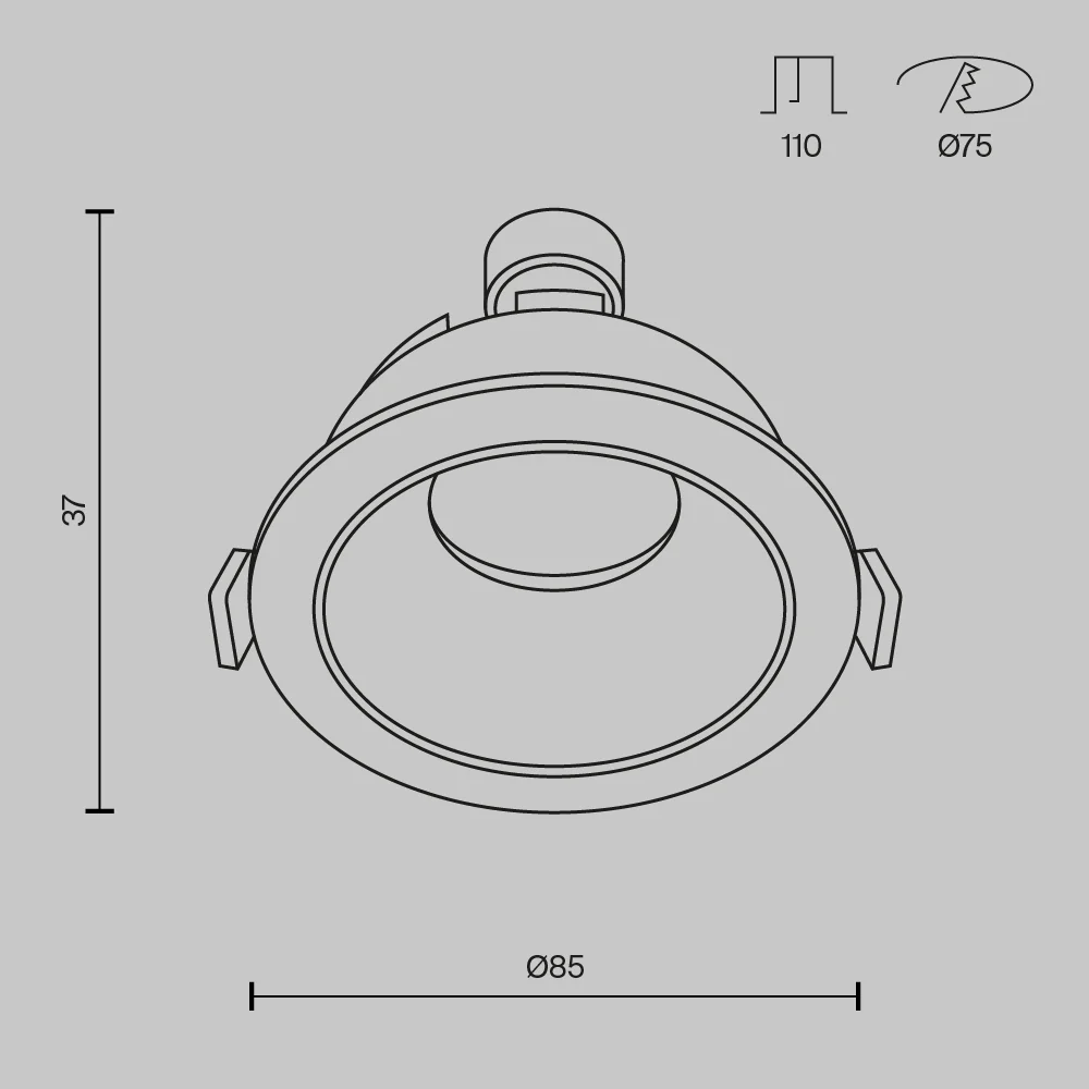 Share Recessed Ceiling Lights - Various Finishes - Image 15