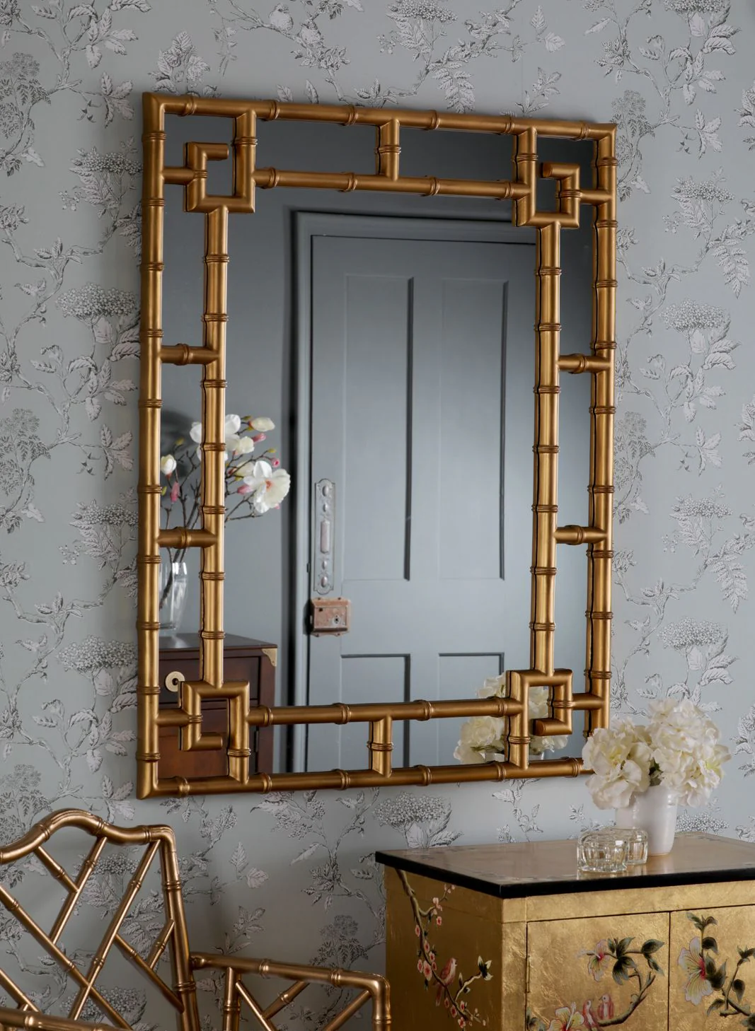 Shawford Rectangle Mirror - Gold - Image 3