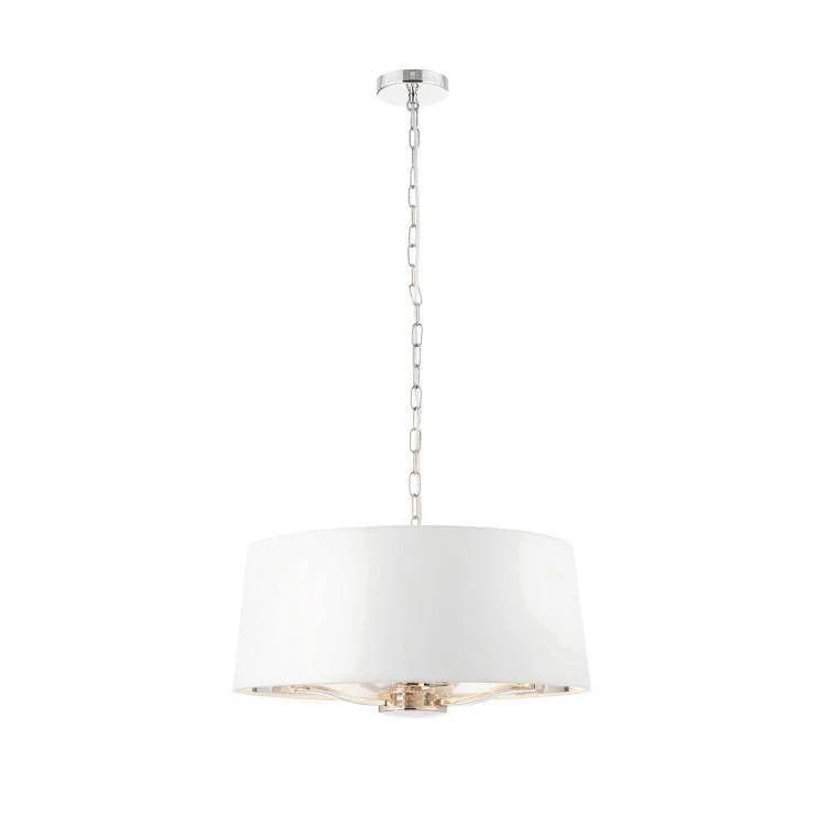Shelbourne 3Lt Pendant Light - Brushed Gold/Bright Nickel - Image 2