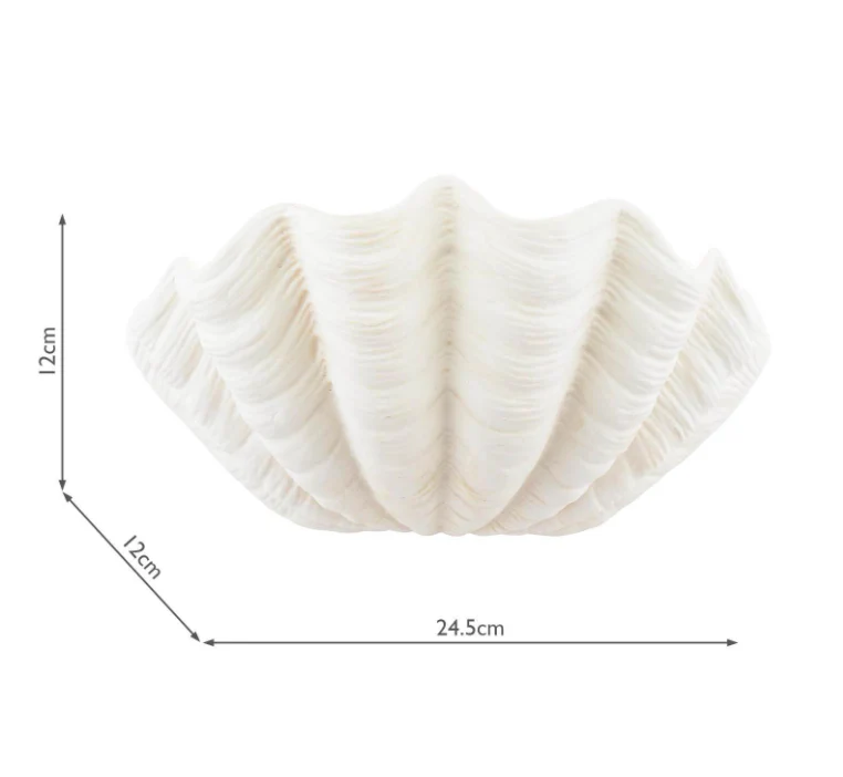 Shell Wall Washer White Ceramic - Image 3