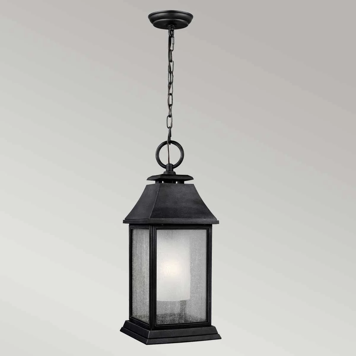 Shepherd 1Lt IP44 Pendant - Dark Weathered Zinc - Image 2