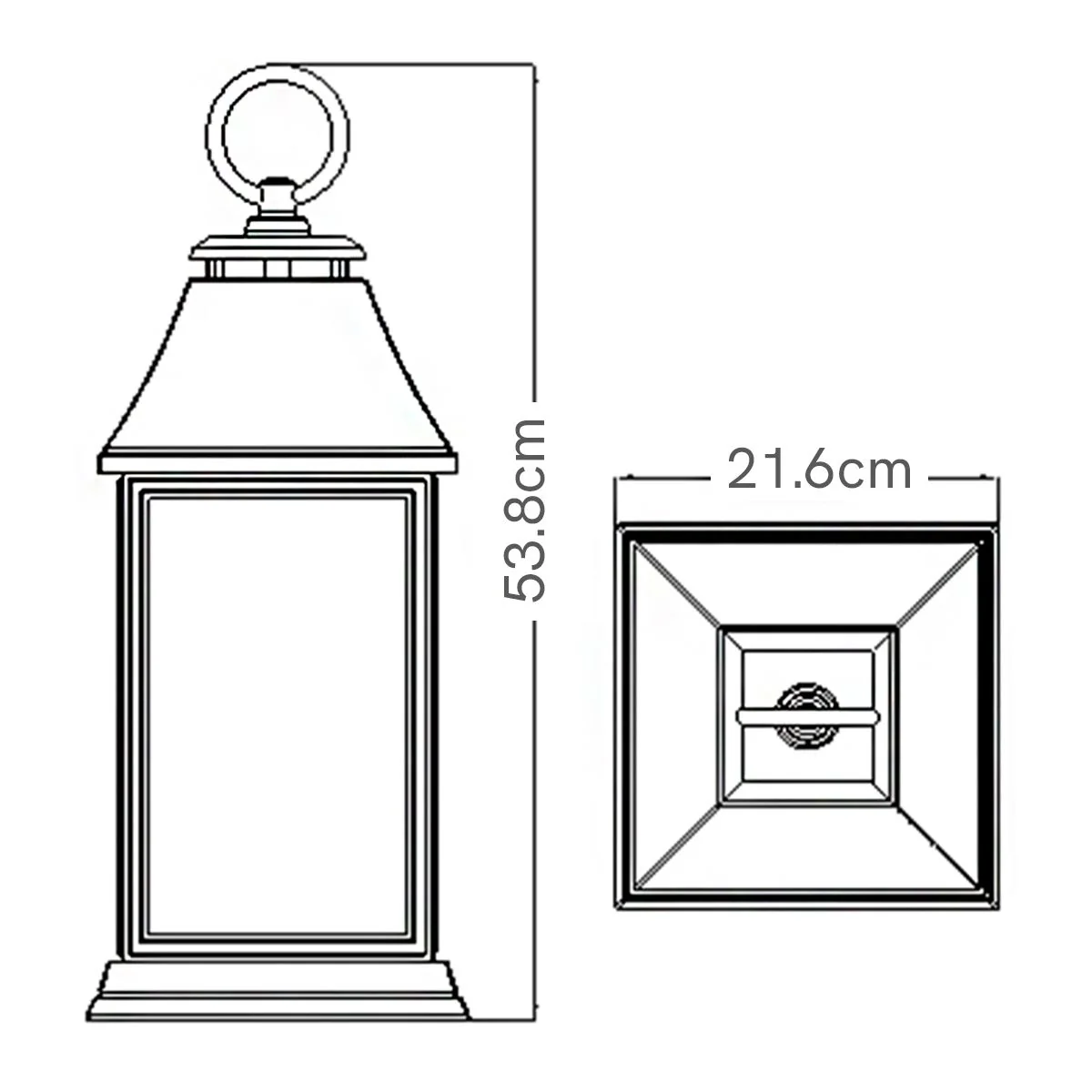 Shepherd 1Lt IP44 Pendant - Dark Weathered Zinc - Image 5