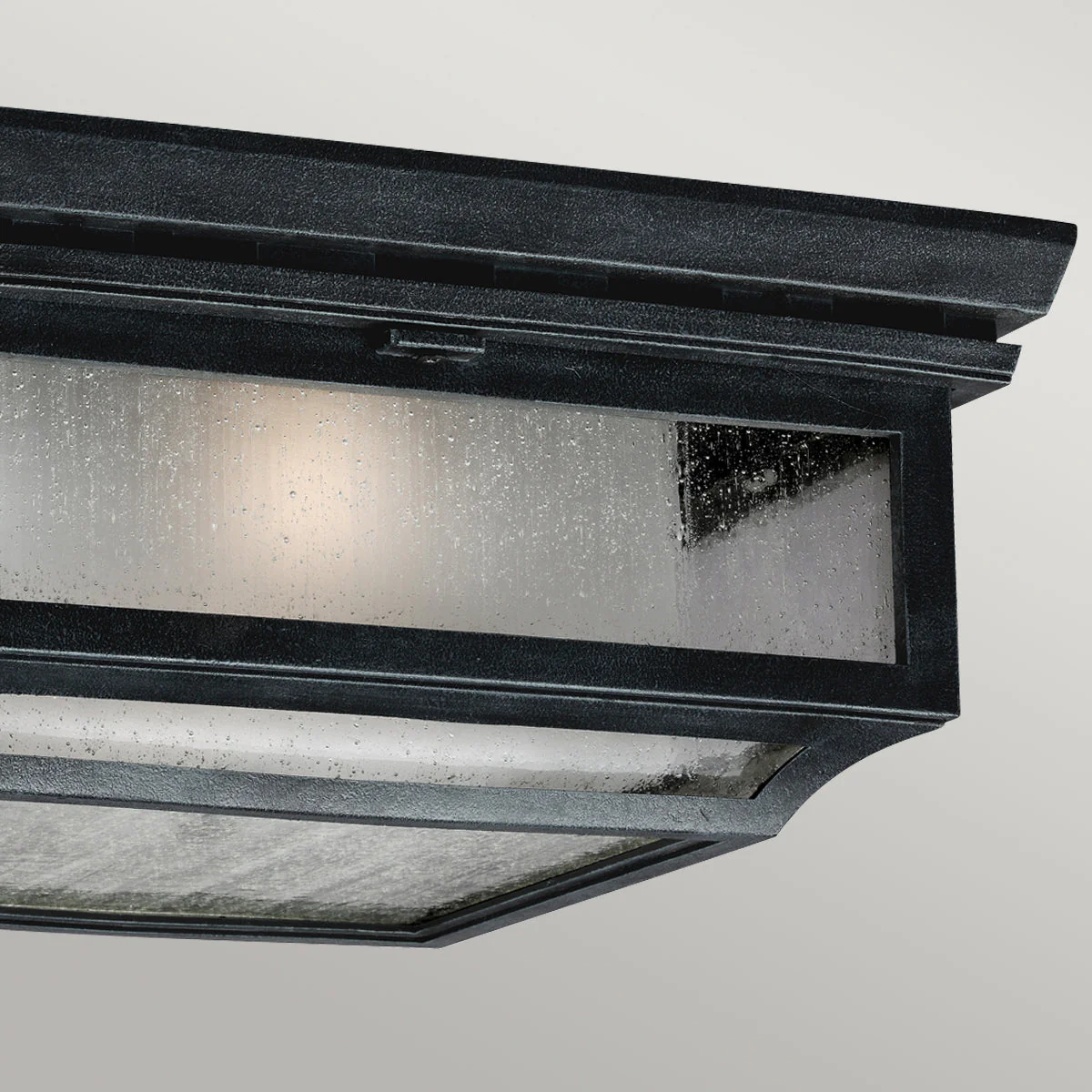Shepherd 2Lt Flush Mount – Dark Weathered Zinc Finish - Image 3