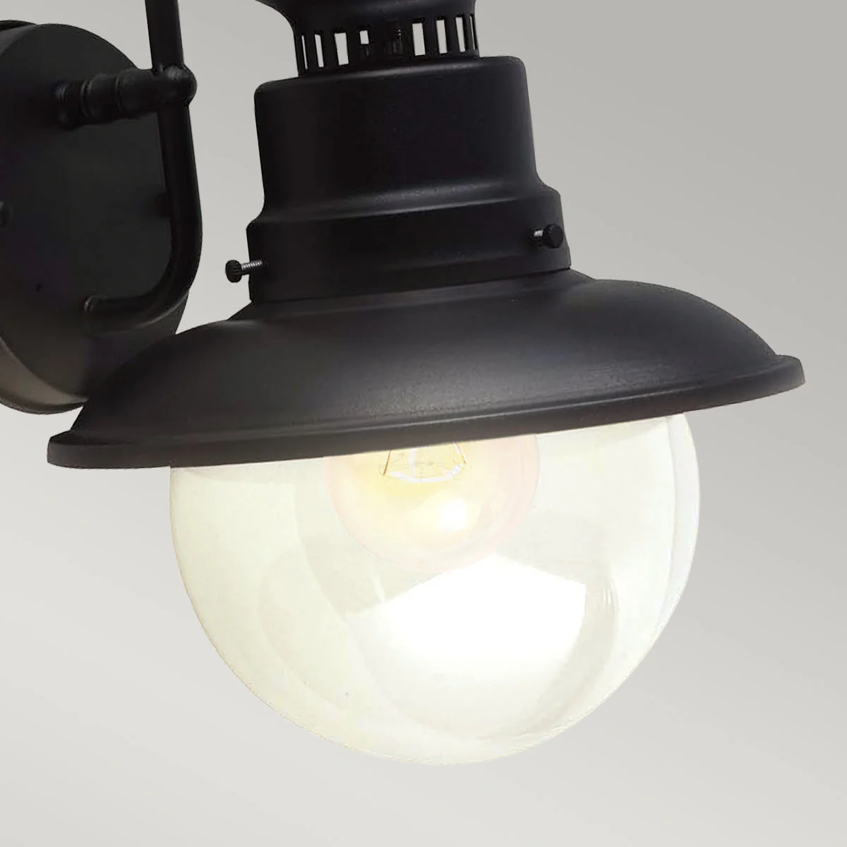 Shipston Wall Lantern – Black Finish - Image 2