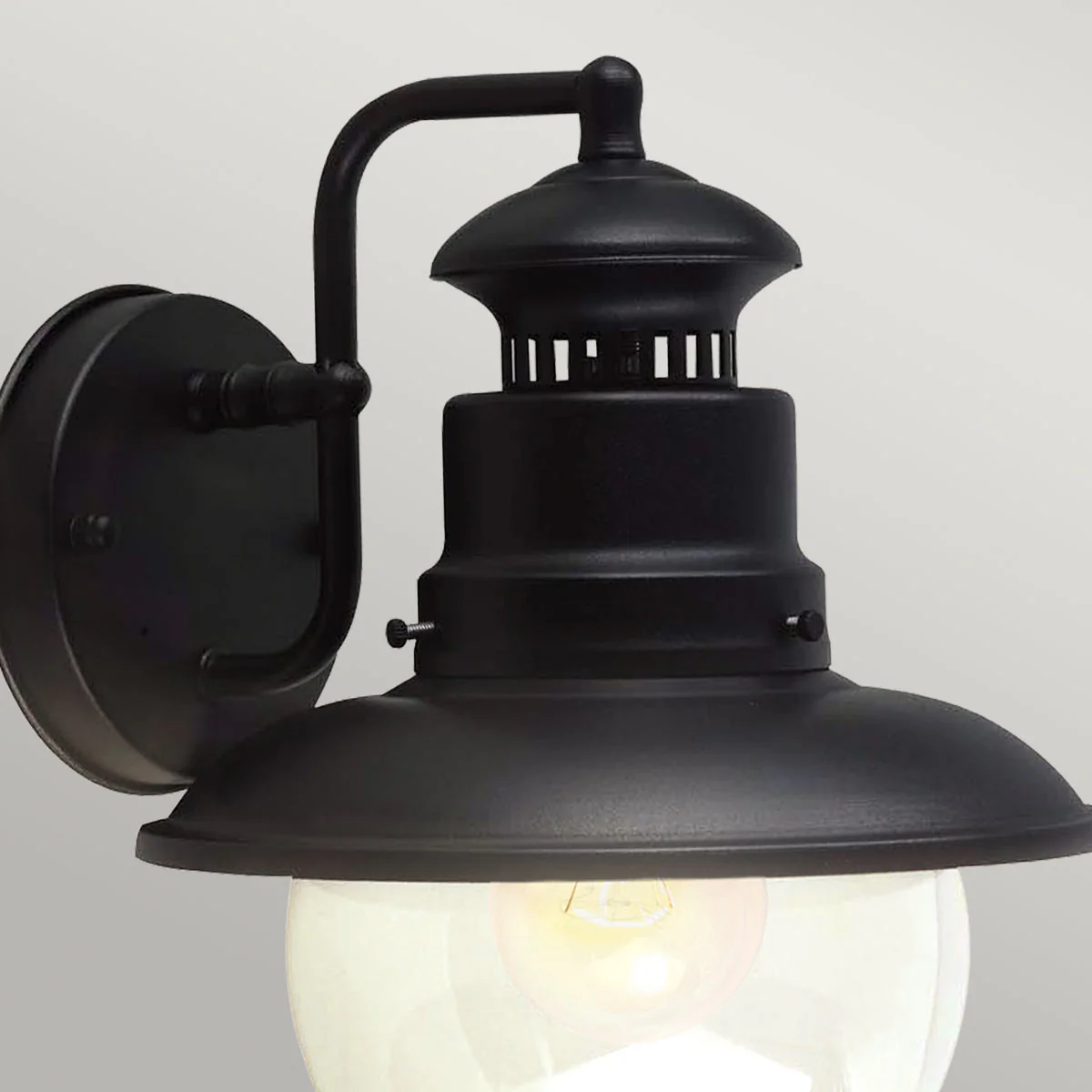 Shipston Wall Lantern – Black Finish - Image 3