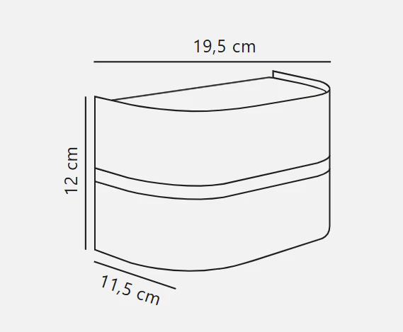 Sibelis Wall light- Black/ Brown/ Anthracite Finish - Image 13