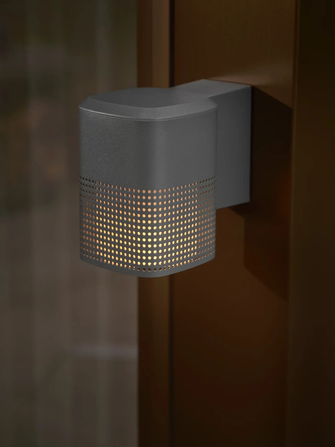 Sidara Outdoor Wall Light- Brown/ Anthracite/Black Finish - Image 8