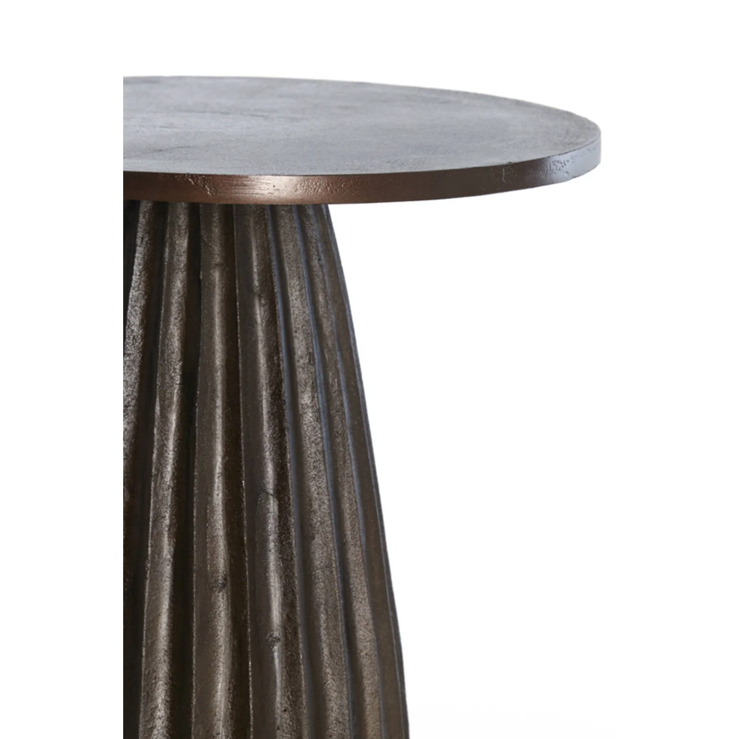 Veglia Side Table- Matt Dark Brown - Image 2