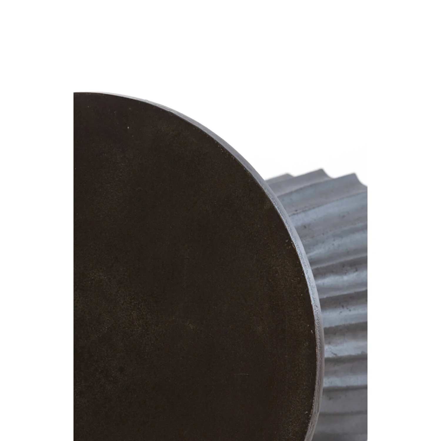 Veglia Side Table- Matt Dark Brown - Image 5