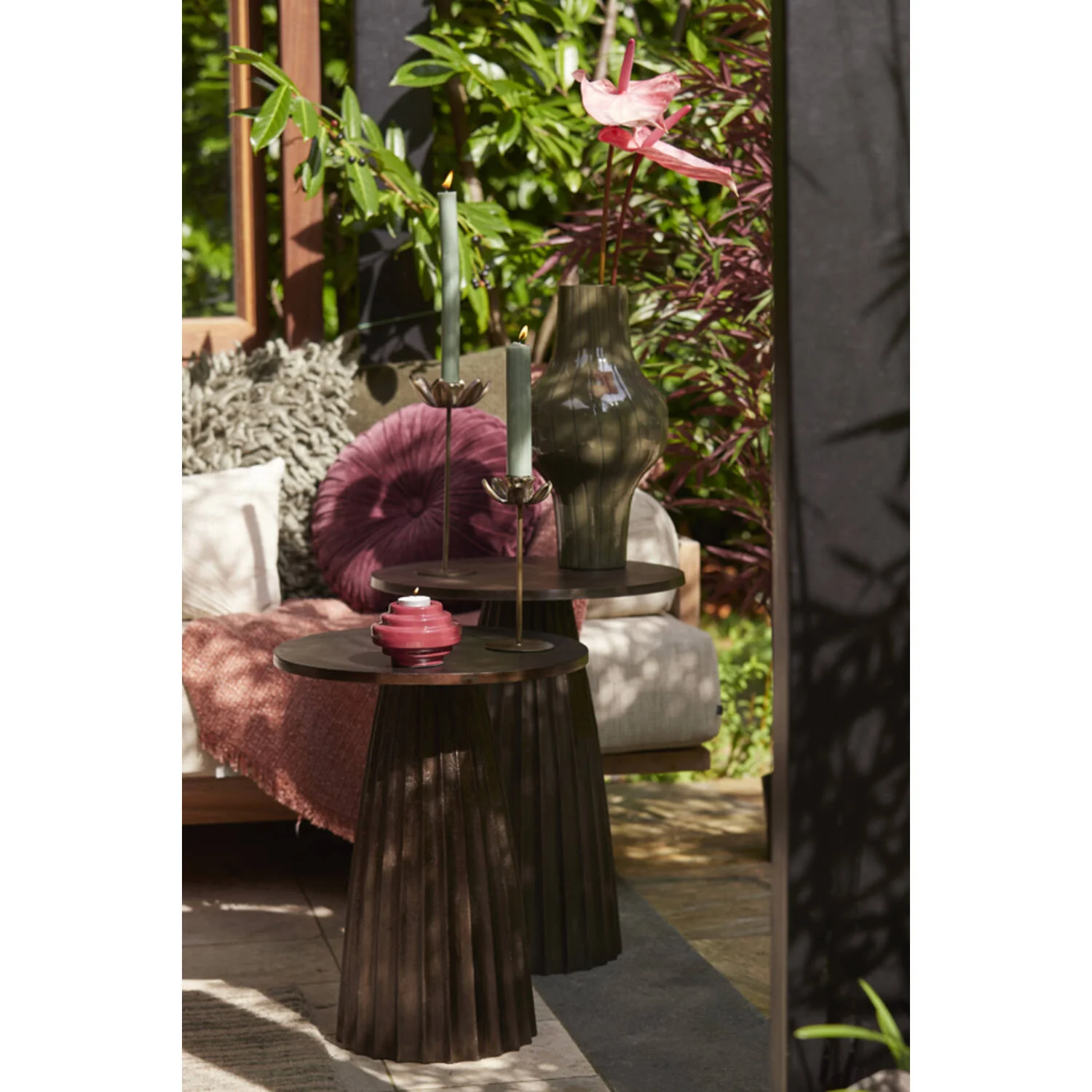 Veglia Side Table- Matt Dark Brown - Image 6