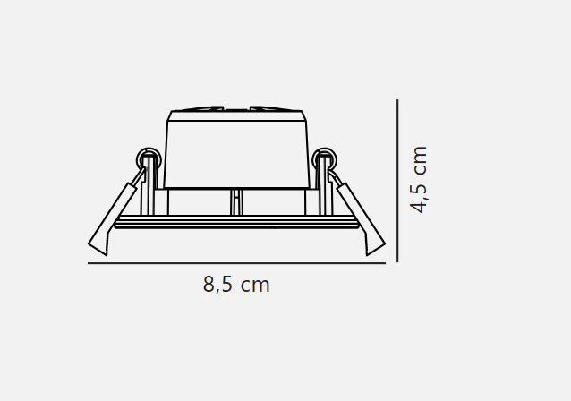Siege Downlight- White Finish - Image 5