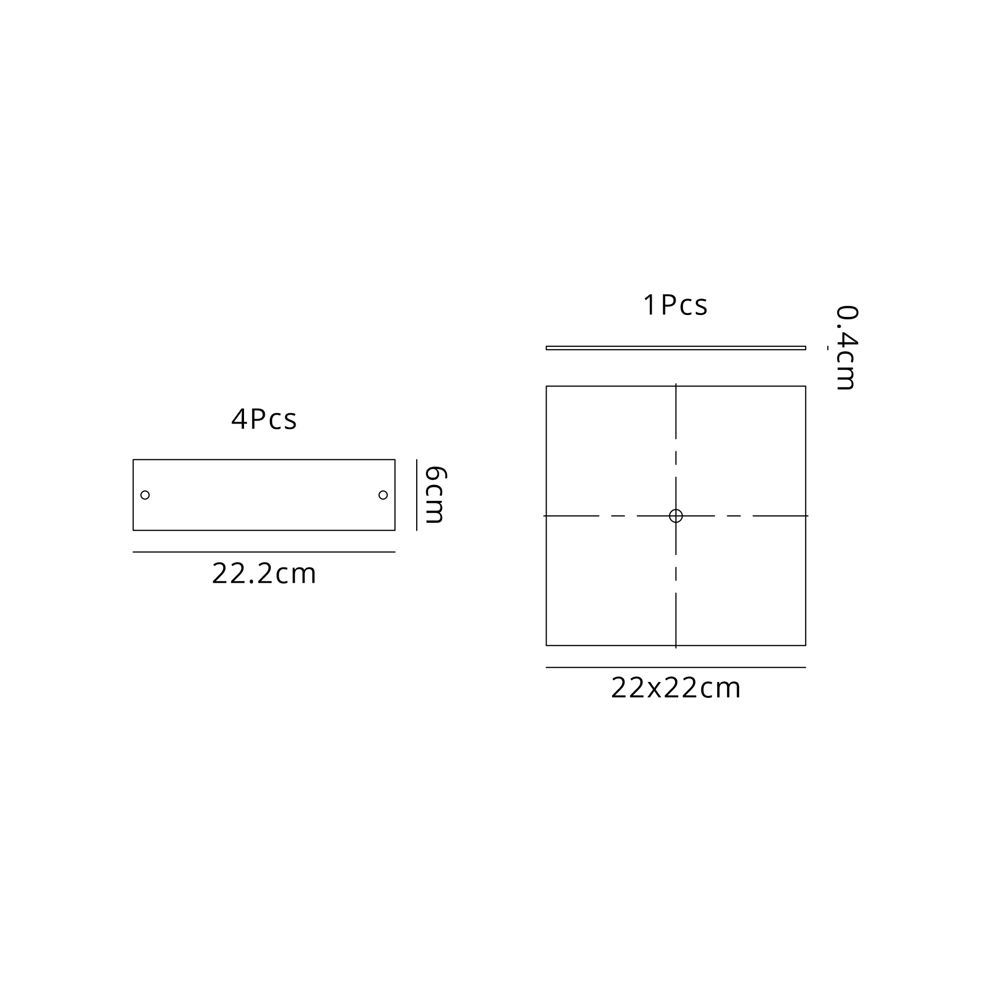 Sierra 25cm/40cm Square  Bathroom Ceiling  Light- Various Finishes - Image 39