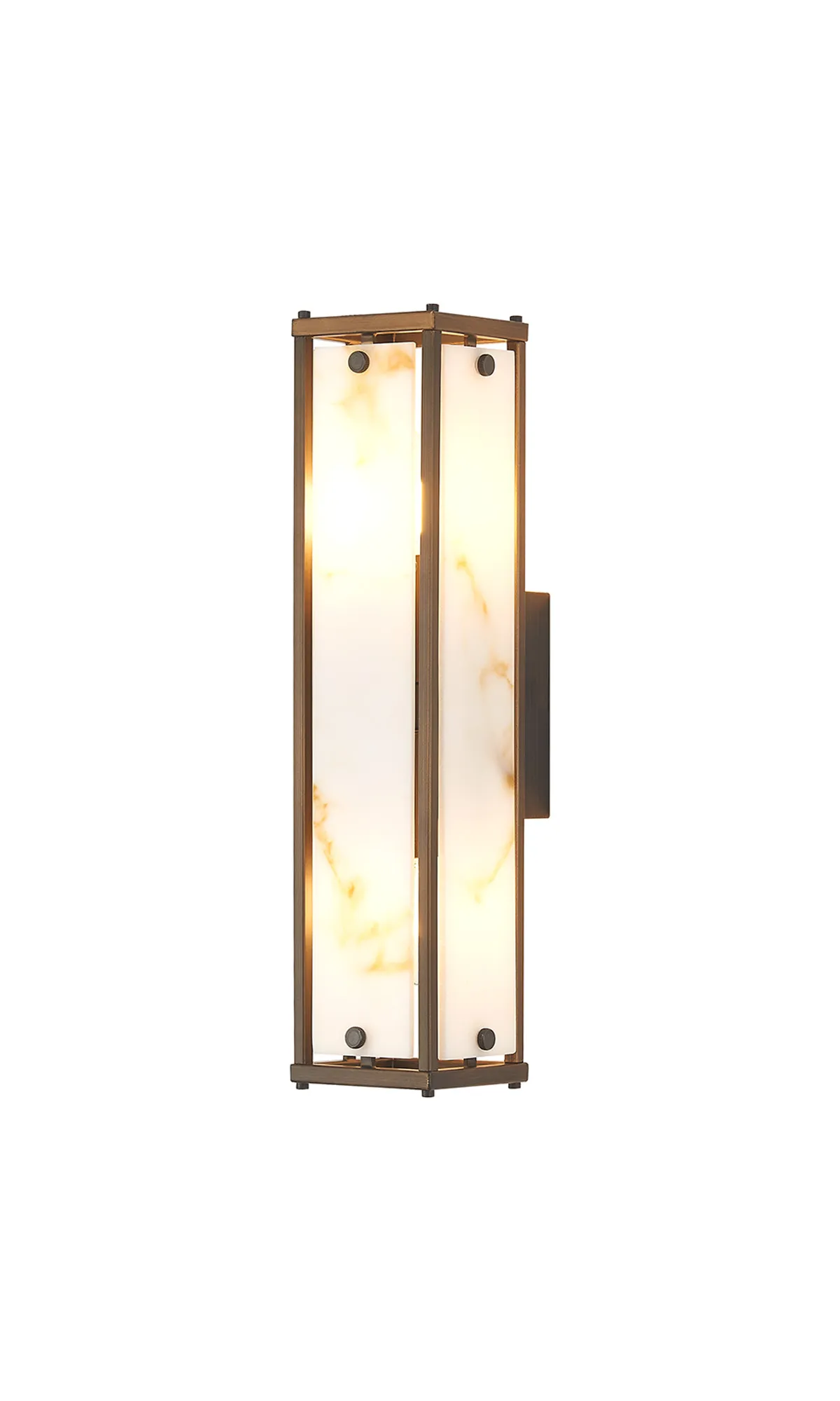 Sierra 40cm/75cm Rectangular Bathroom Wall Light- Various Finishes - Image 2