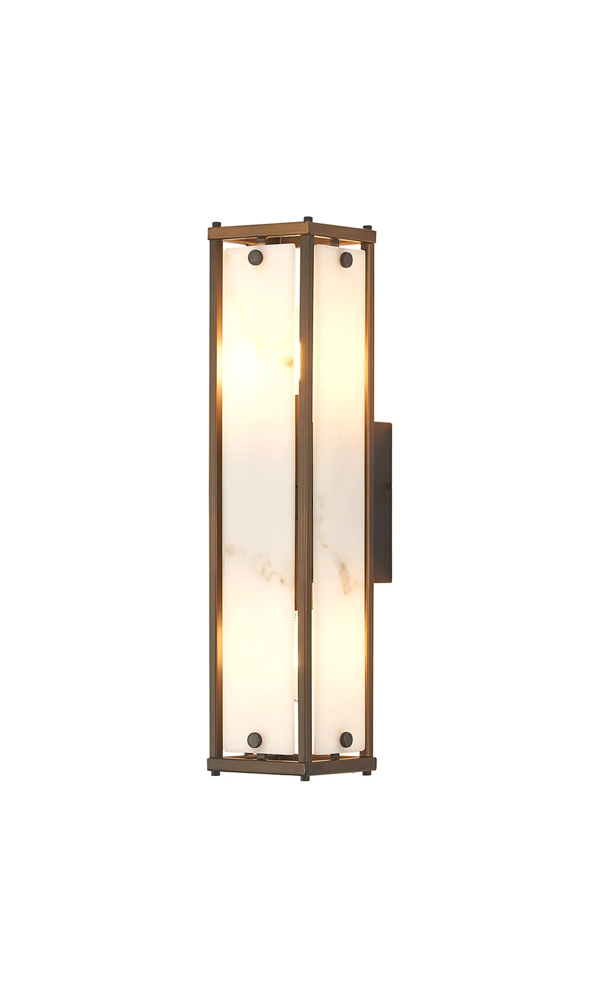Sierra 40cm/75cm Rectangular Bathroom Wall Light- Various Finishes - Image 3
