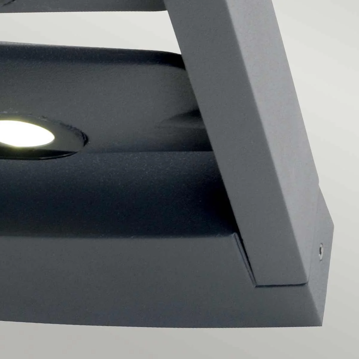Sigmund 3/6Lt Wall Light - Graphite Integrated LED IP65 - Image 10