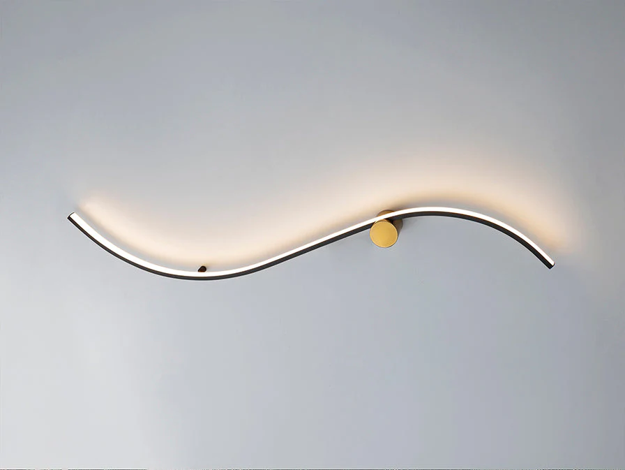 Siloe LED Wall Light - Black - Image 2