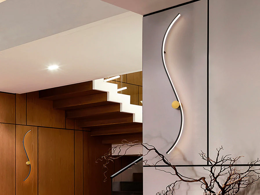 Siloe LED Wall Light - Black - Image 5