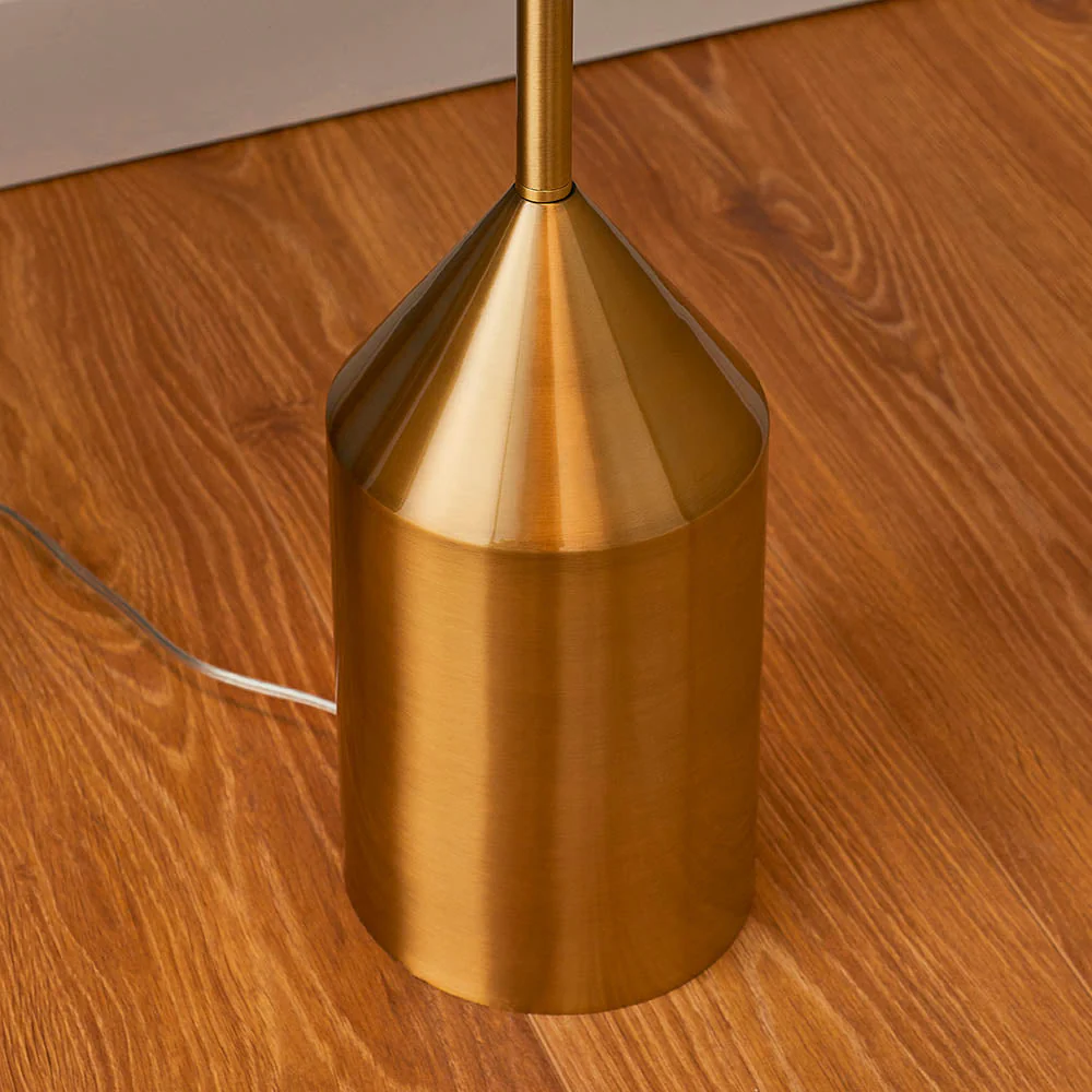 Sinatra Floor Lamp - Brass Finish E27 - Image 7