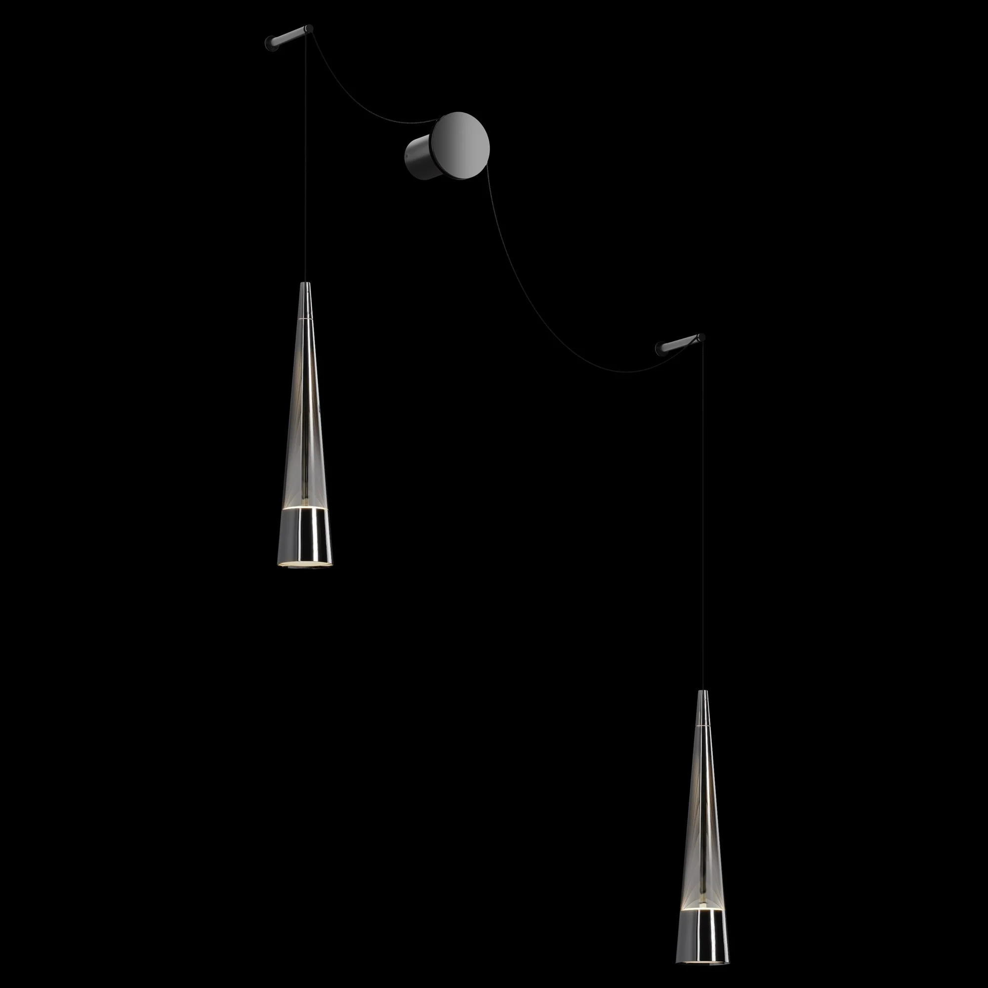 Sintesi Indoor LED Wall Light  - Chrome Finish - Image 4