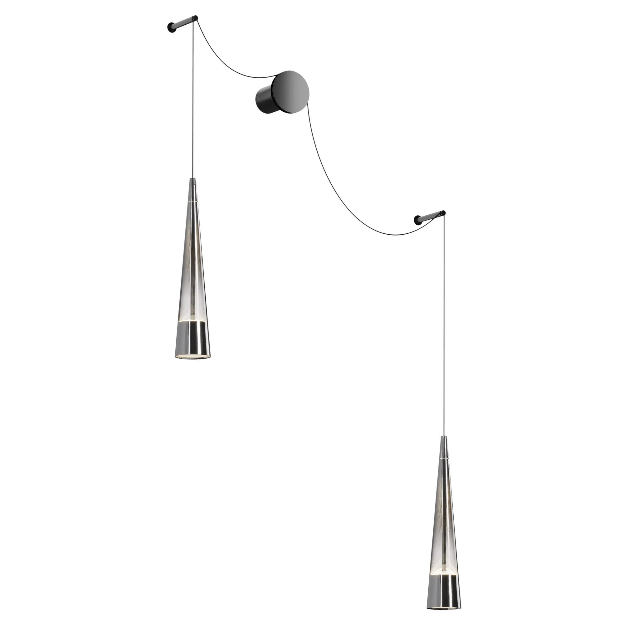 Sintesi Indoor LED Wall Light  - Chrome Finish - Image 6