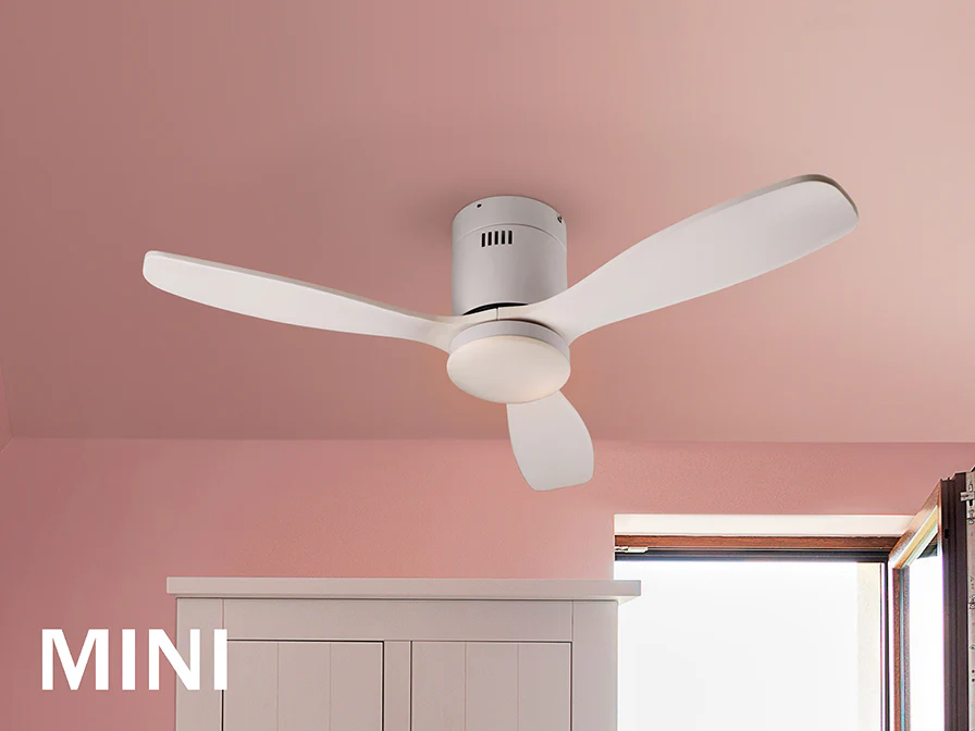 Siroco Ceiling fans Ø 100 to 120 cm- White/ Black Finish - Image 3
