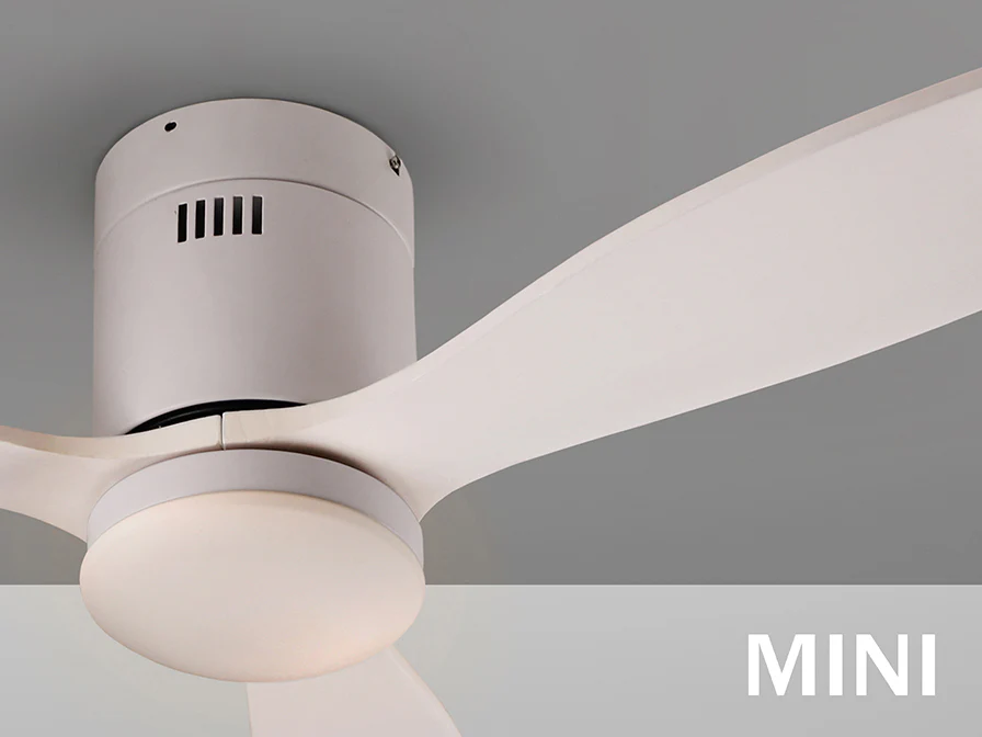 Siroco Ceiling fans Ø 100 to 120 cm- White/ Black Finish - Image 4