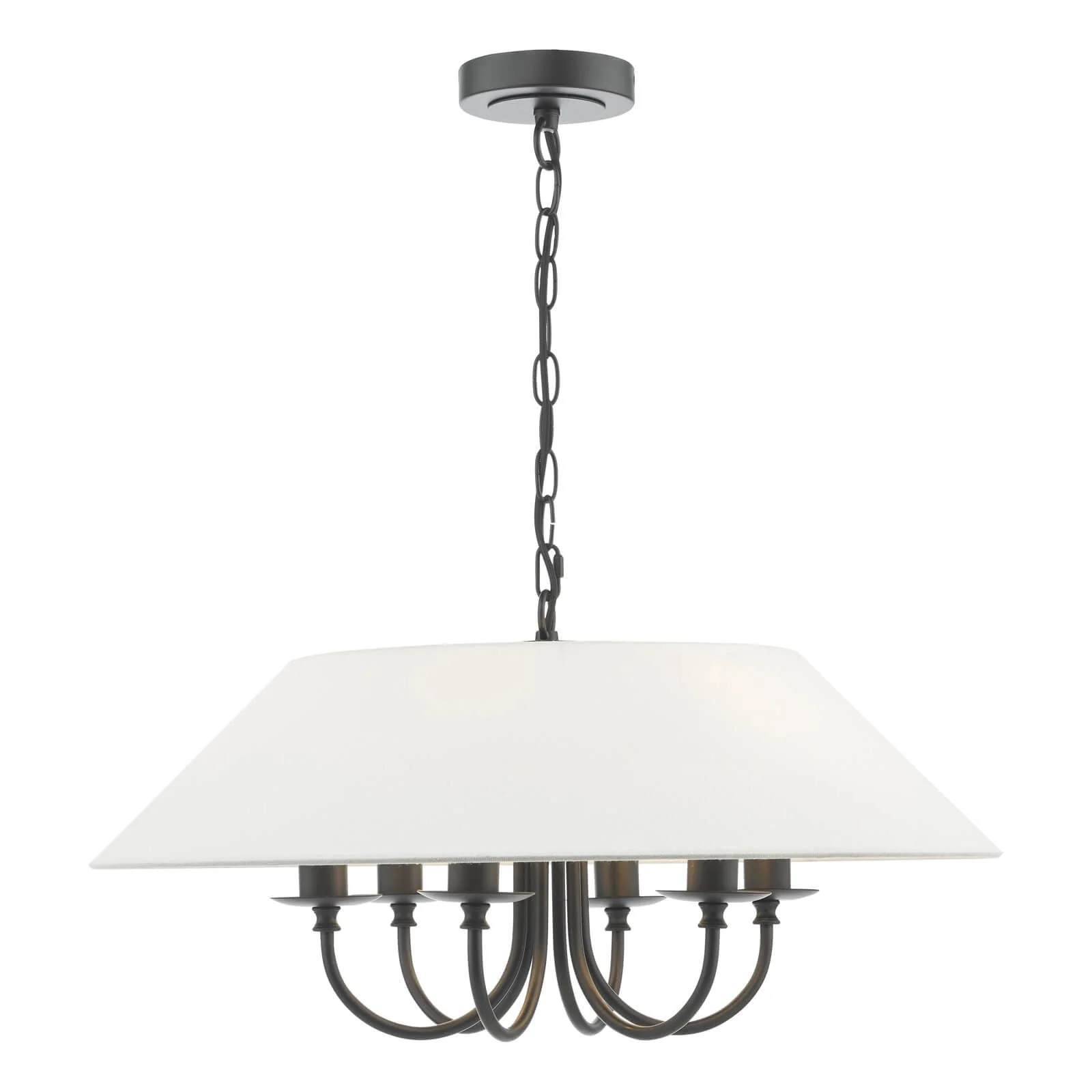 Sivan 3/6 Light Pendant Matt Black With Shade - Image 11