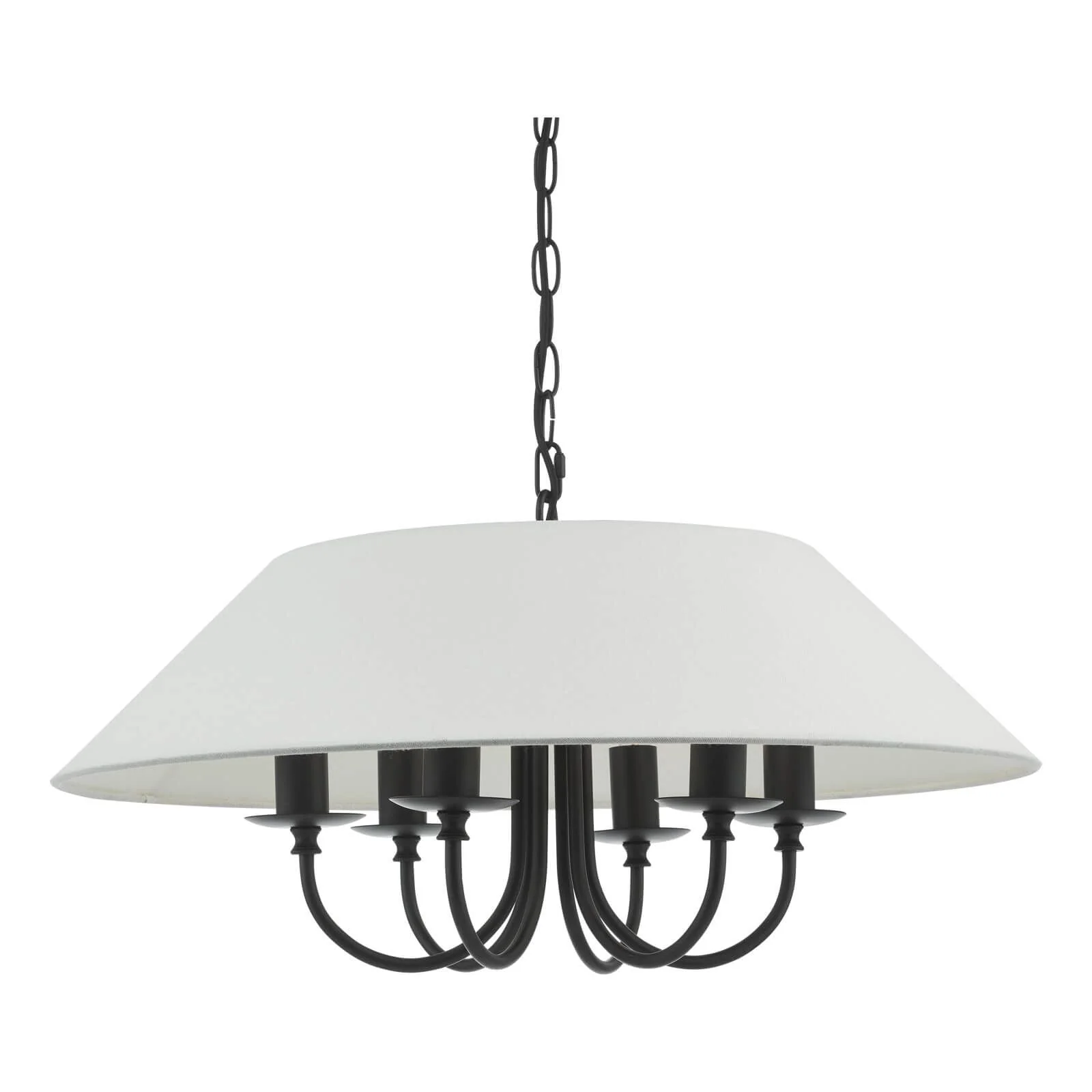 Sivan 3/6 Light Pendant Matt Black With Shade - Image 13