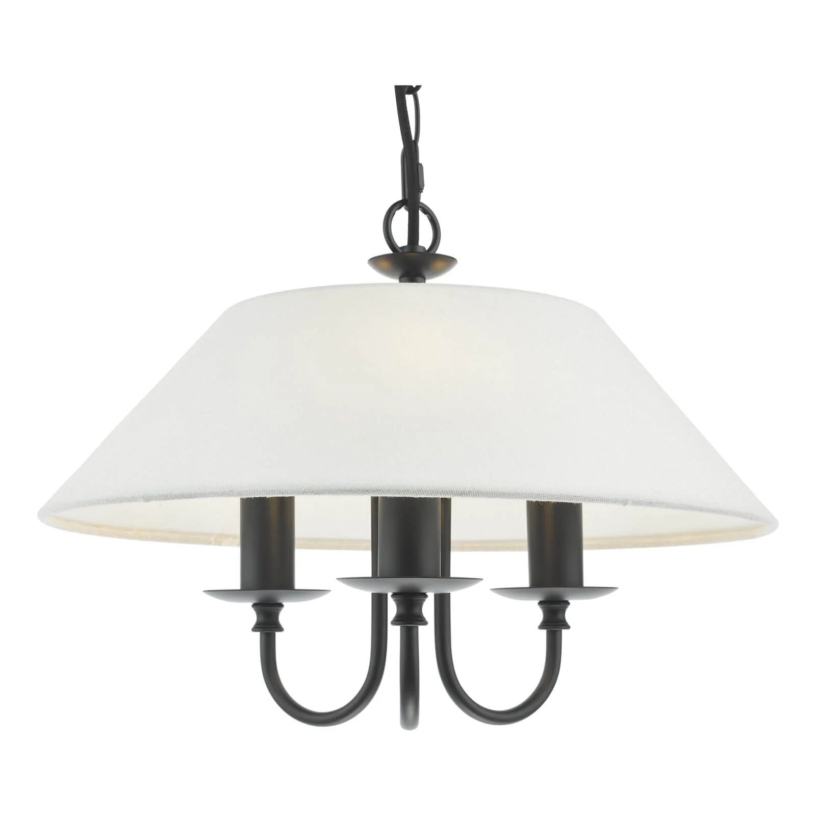 Sivan 3/6 Light Pendant Matt Black With Shade - Image 3