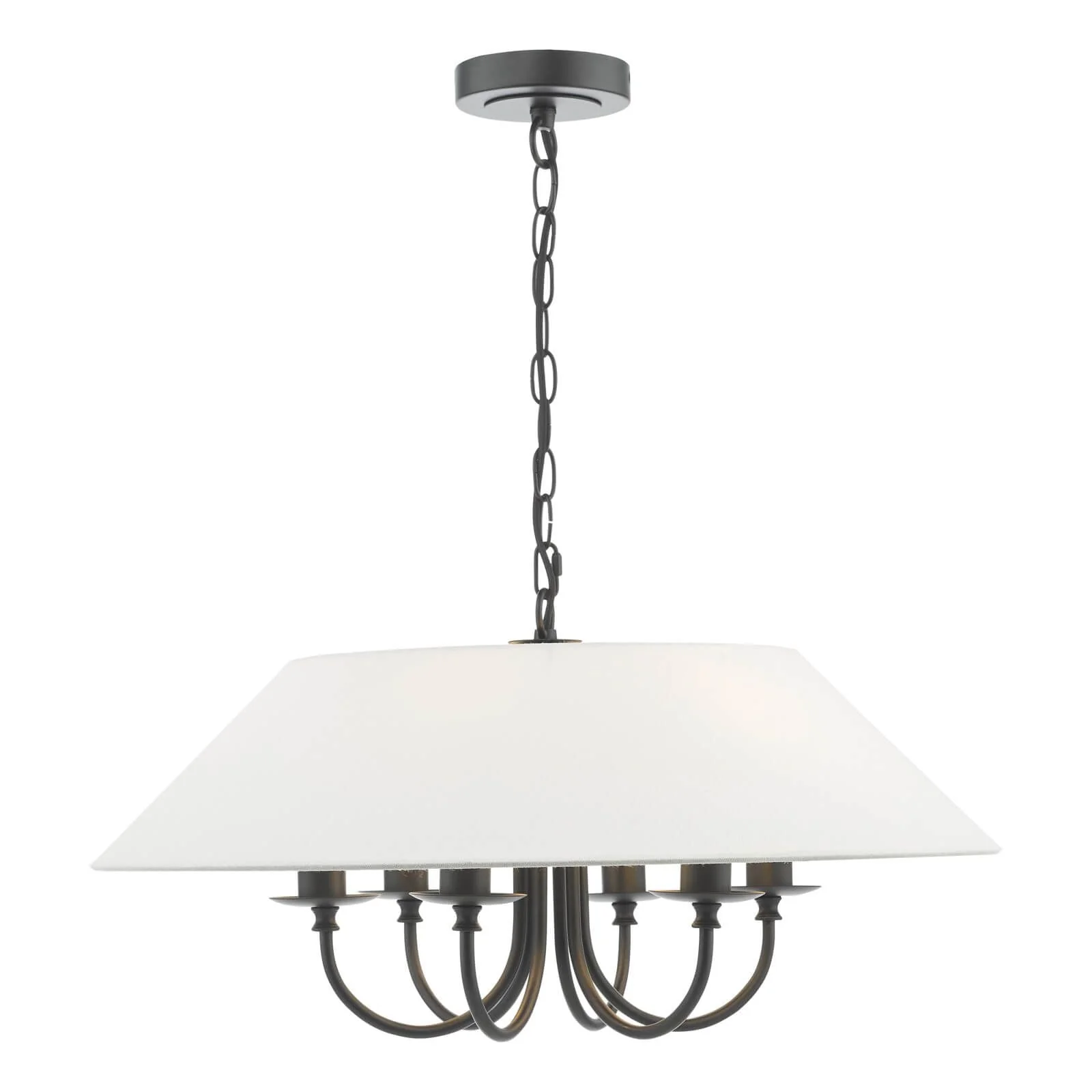Sivan 3/6 Light Pendant Matt Black With Shade - Image 9