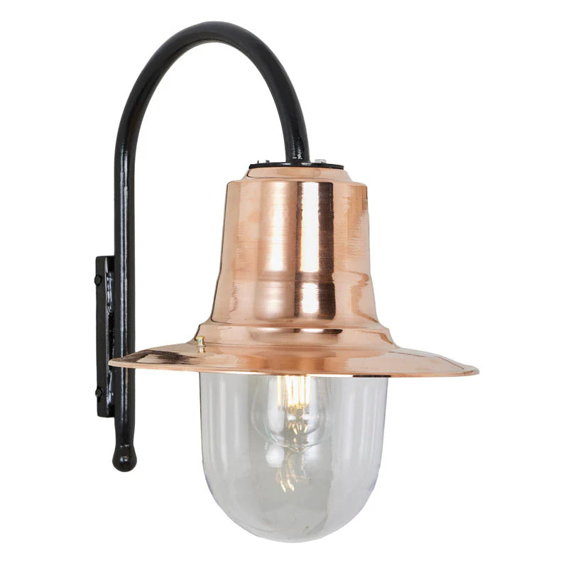 Skipton 1Lt Outdoor Wall Light - Cast Iron/Copper - Image 10