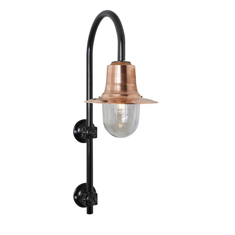 Skipton 1Lt Outdoor Wall Light - Cast Iron/Copper - Image 12