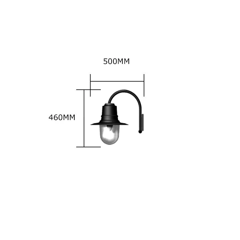 Skipton 1Lt Outdoor Wall Light - Cast Iron/Copper - Image 17