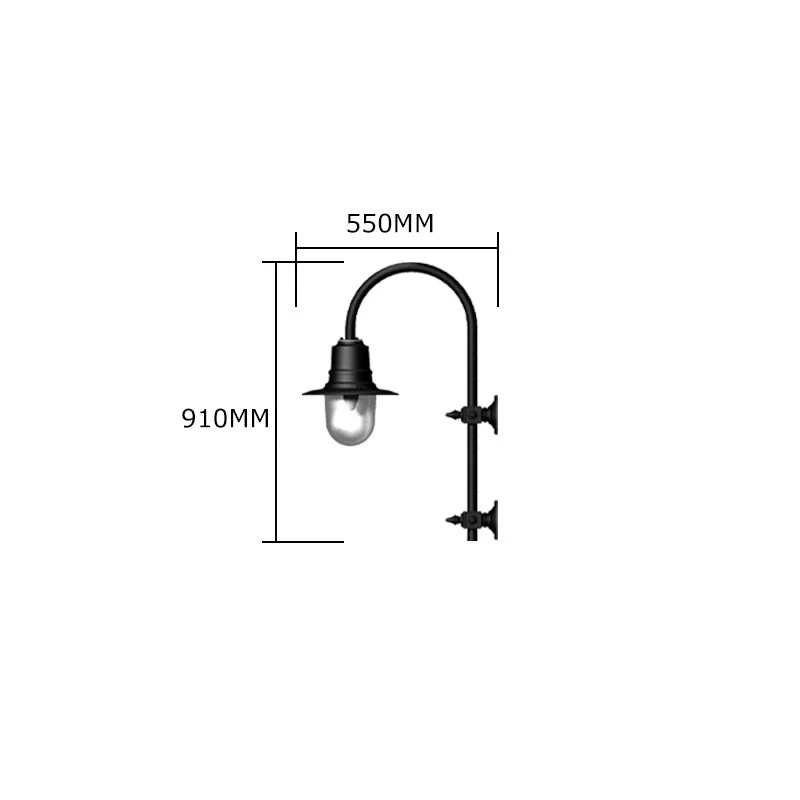 Skipton 1Lt Outdoor Wall Light - Cast Iron/Copper - Image 20