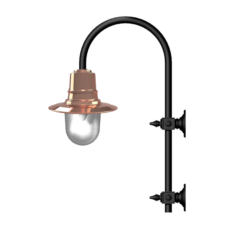 Skipton 1Lt Outdoor Wall Light - Cast Iron/Copper - Image 24