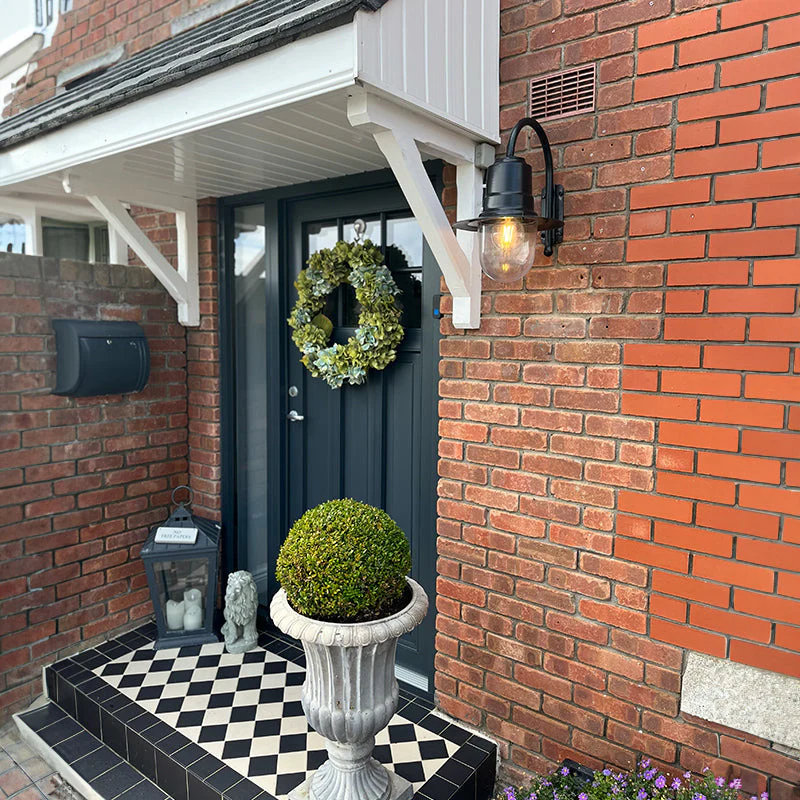 Skipton 1Lt Outdoor Wall Light - Cast Iron/Copper - Image 29