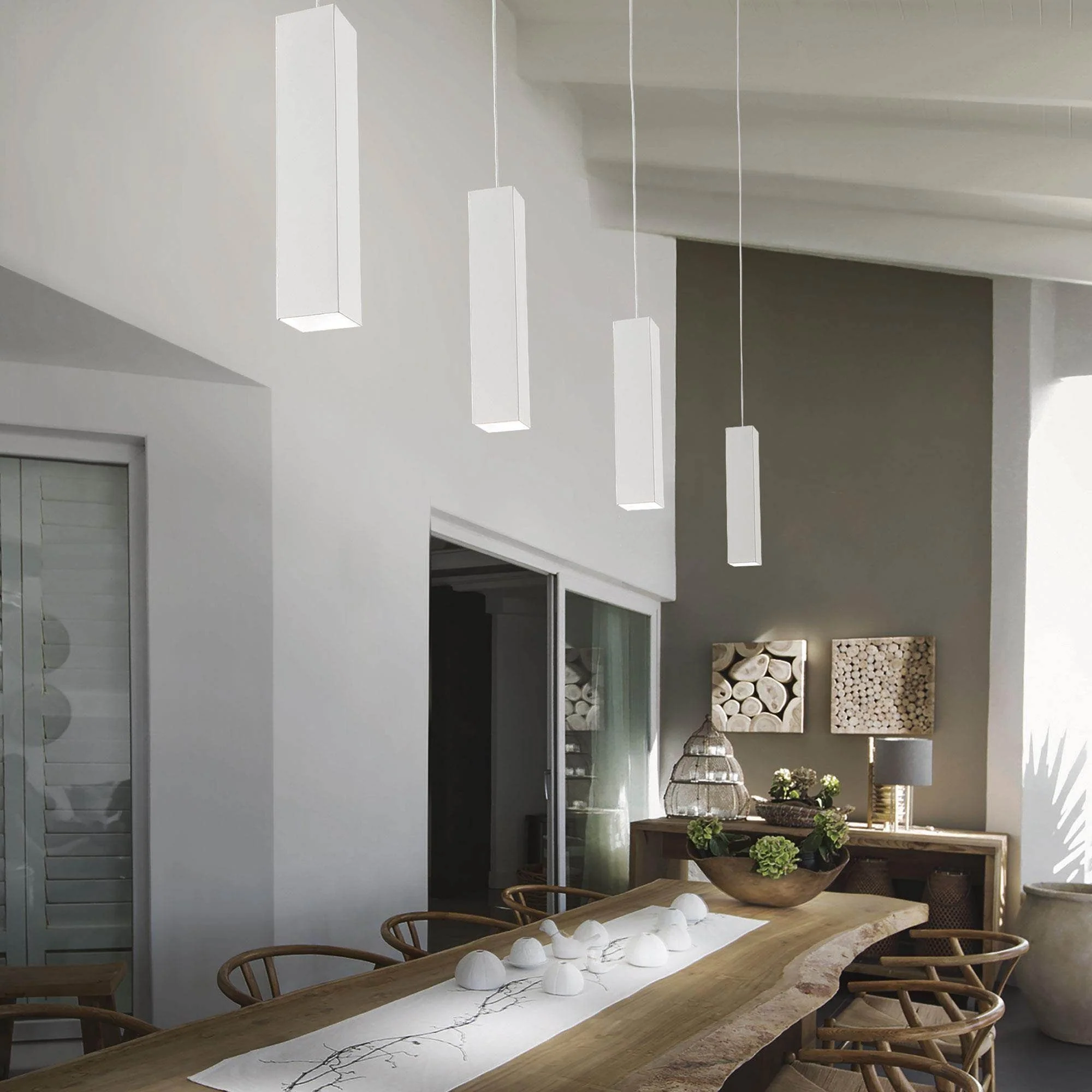Sky Indoor Hanging Pendant - White, Black - Image 2