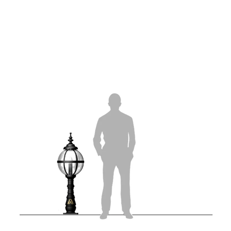 Skylark 1Lt Pedestal Light - Cast Iron - Image 5