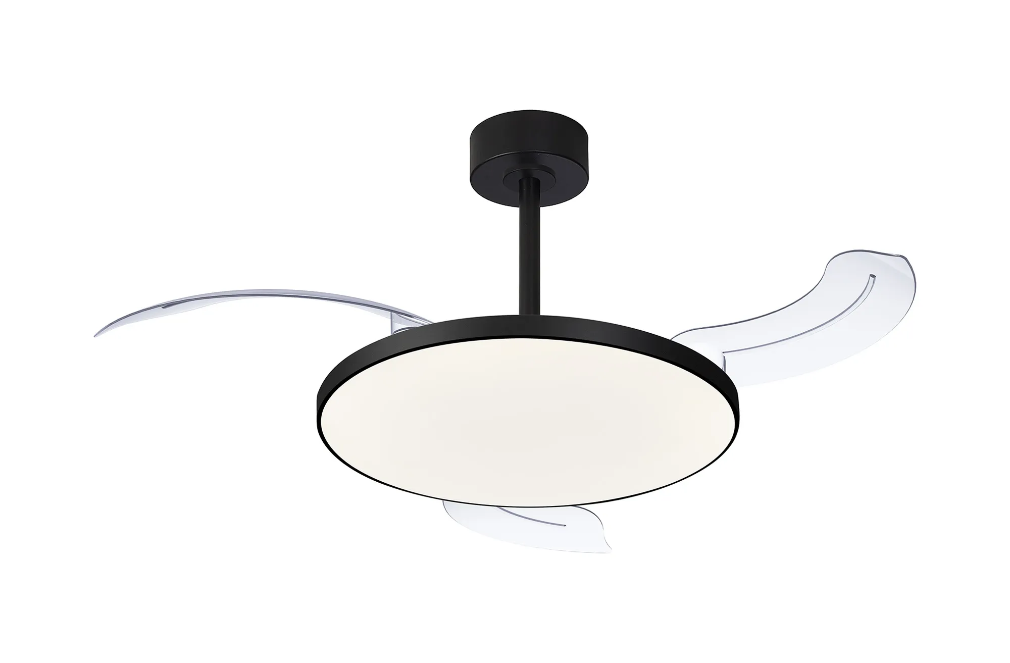 Slim LED Light Fan w/ Remote Control - Various Colours - Image 4