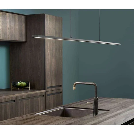 Slim S1200/ S1500/ S1800 Pendant (2700/3000K)- Various Finishes - Image 12
