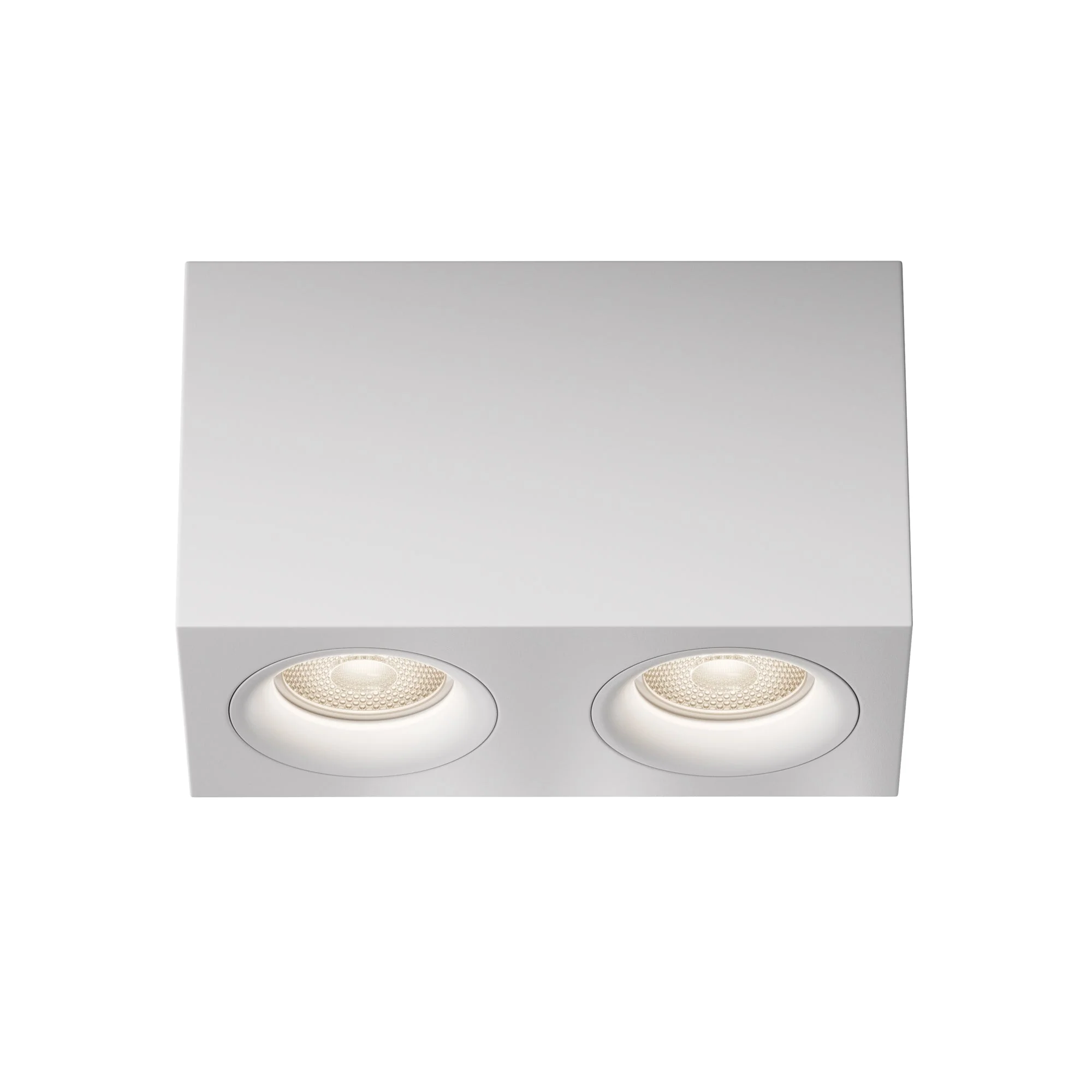 Slim Twin Flush Spotlight IP20 - Black/White - Image 2