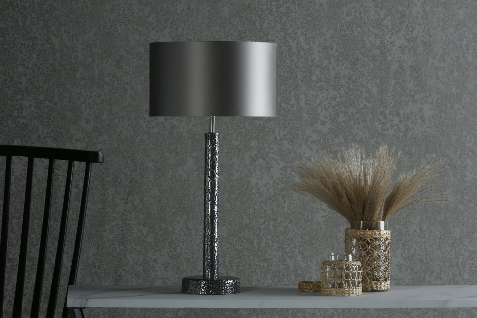Sloane Small/Large Table Lamp Bronze/Pewter Base Only B22 - Image 16