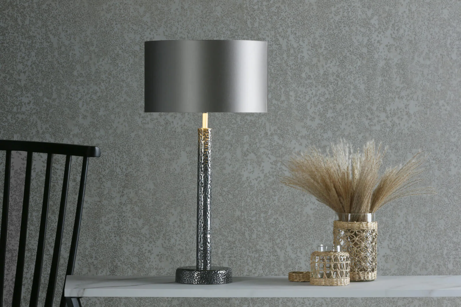 Sloane Small/Large Table Lamp Bronze/Pewter Base Only B22 - Image 21