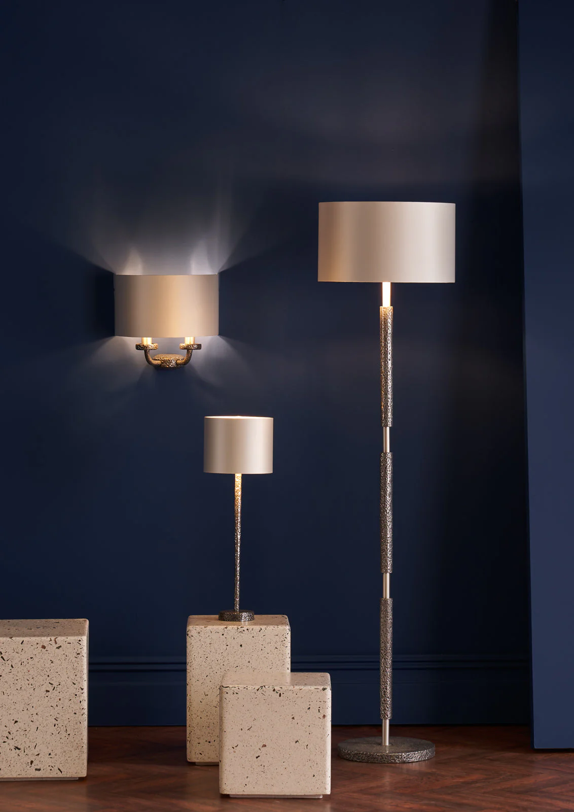 Sloane Small/Large Table Lamp Bronze/Pewter Base Only B22 - Image 3